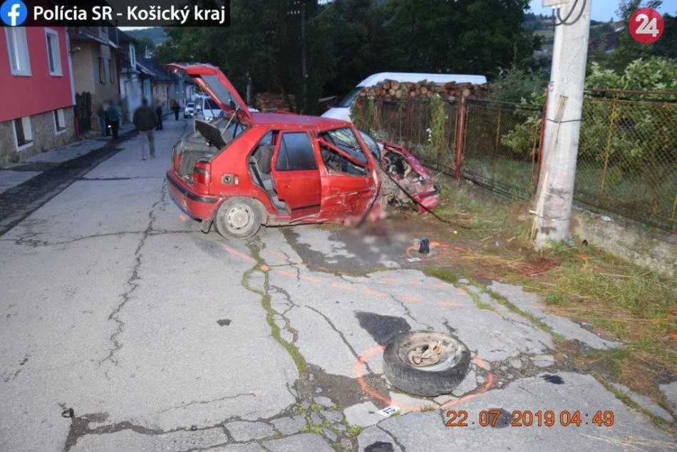 Ilustračný obrázok k článku Polícia o tragickej nehode v Dobšinej: Vinník zatiaľ neznámy, FOTO z miesta